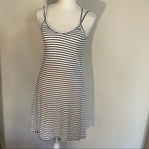 POOF! High-low, double strap, Striped Cotton/Rayon tank top dress, Size S